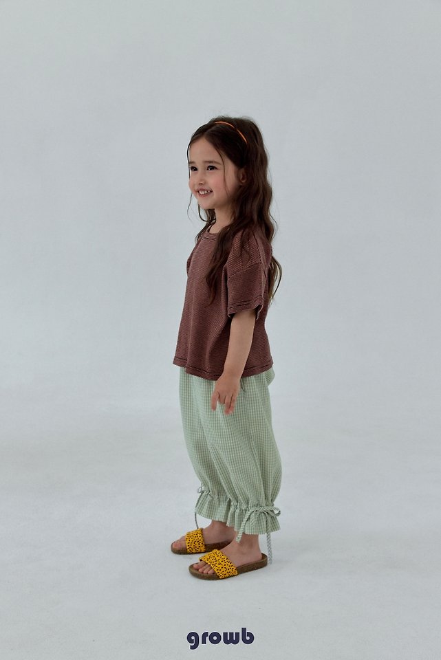Grow B - Korean Children Fashion - #designkidswear - Thin Line Tee - 12