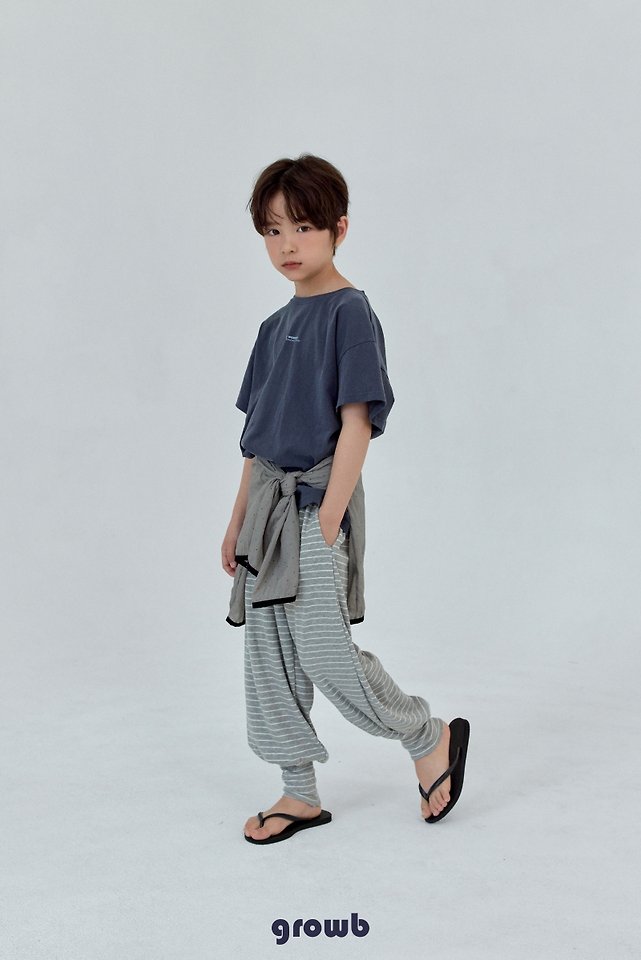 Grow B - Korean Children Fashion - #designkidswear - Rolling Pants - 8