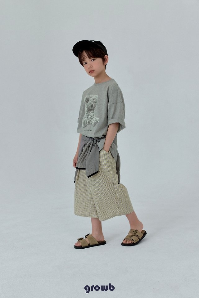 Grow B - Korean Children Fashion - #discoveringself - Holo Bear Tee - 6