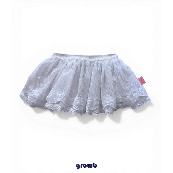 Grow B - Korean Children Fashion - #discoveringself - Lace Skirt