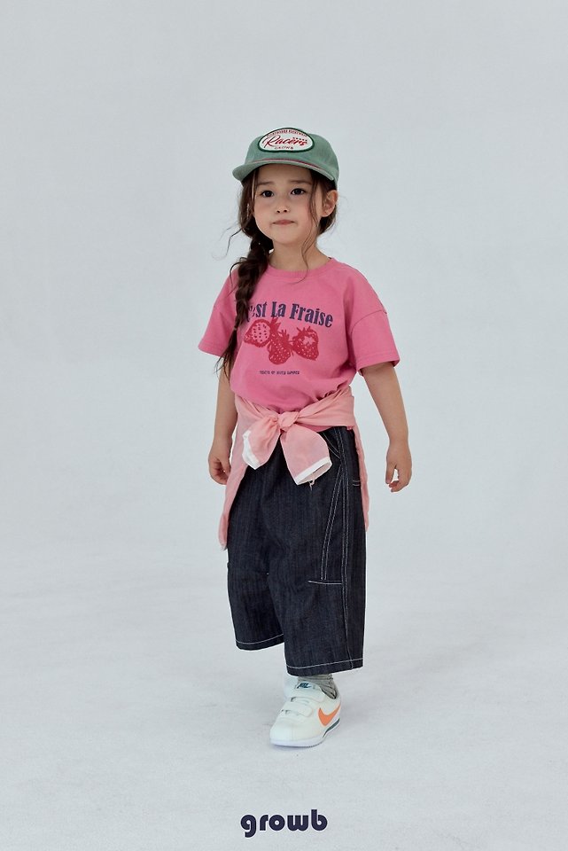 Grow B - Korean Children Fashion - #fashionkids - Berry Tee - 10