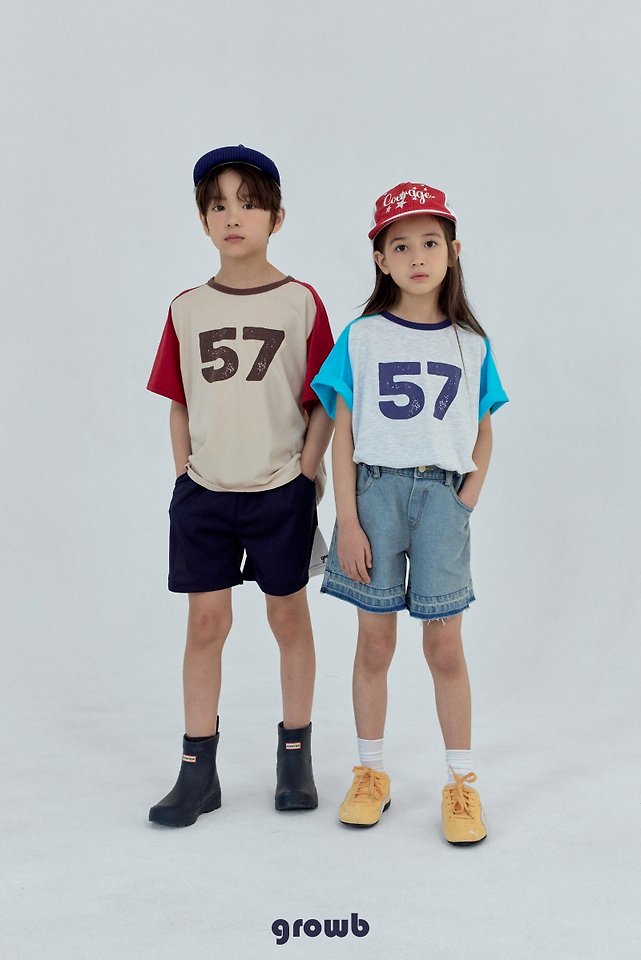 Grow B - Korean Children Fashion - #fashionkids - 57 Tee - 2