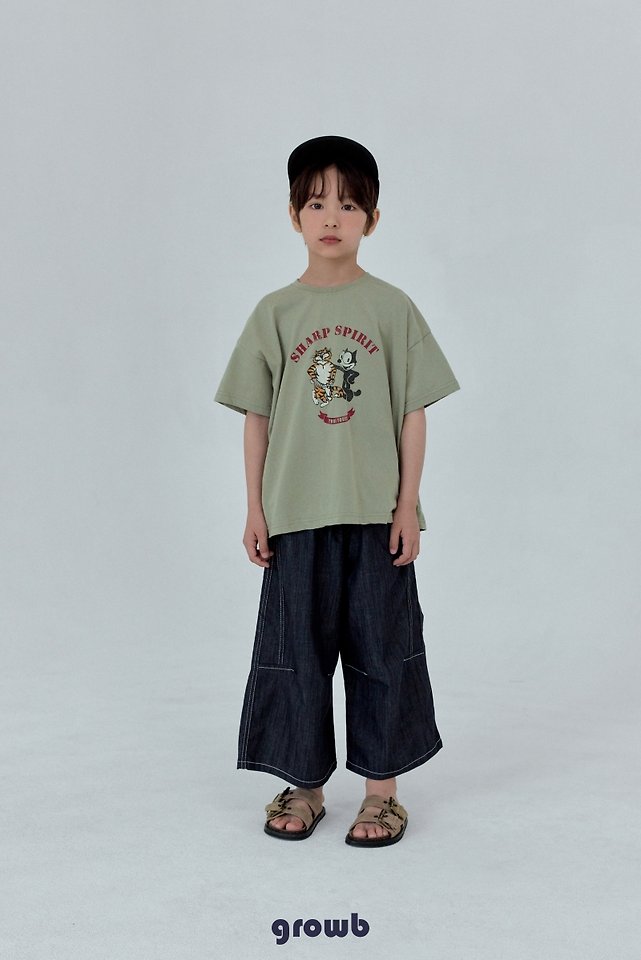 Grow B - Korean Children Fashion - #fashionkids - Over Pants - 2