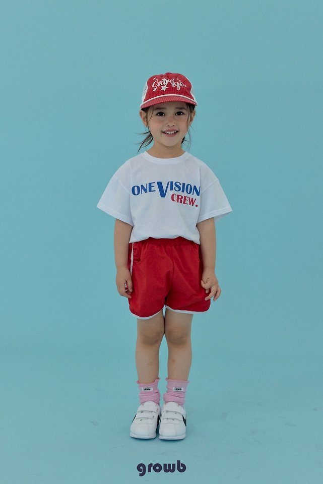 Grow B - Korean Children Fashion - #kidsshorts - Crew Tee - 12