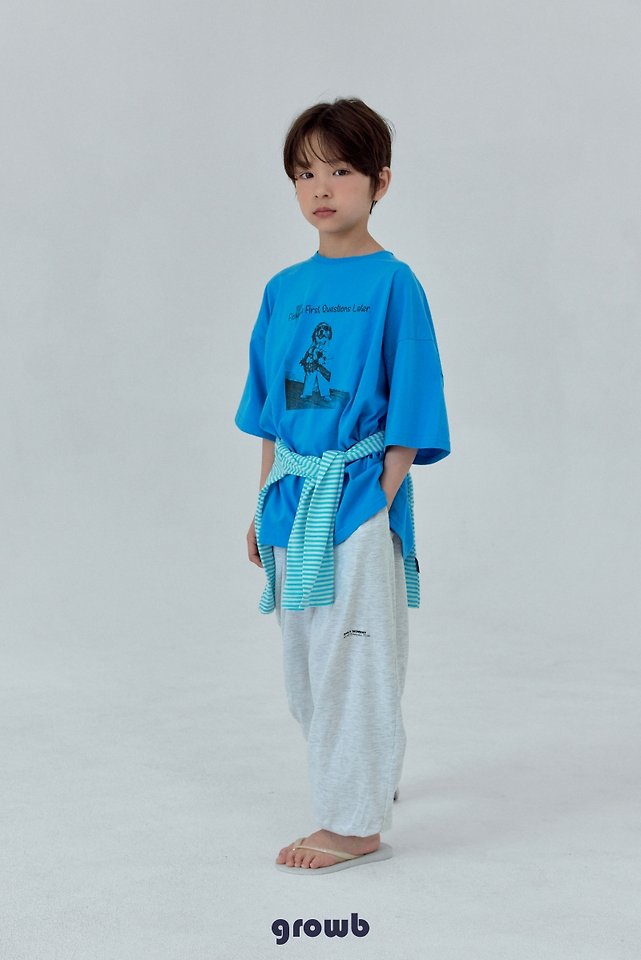 Grow B - Korean Children Fashion - #kidsshorts - Propose Tee - 7