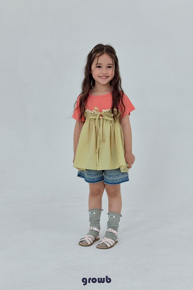 Grow B - Korean Children Fashion - #kidsshorts - Rona Bustier - 12