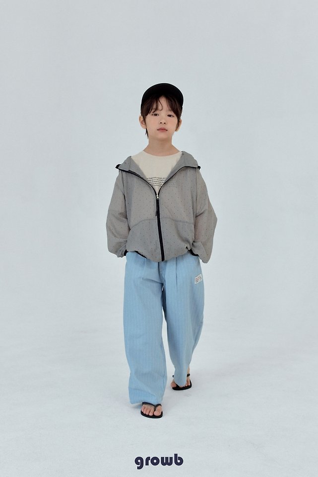 Grow B - Korean Children Fashion - #kidsshorts - Splash Jumper (Gray) - 5