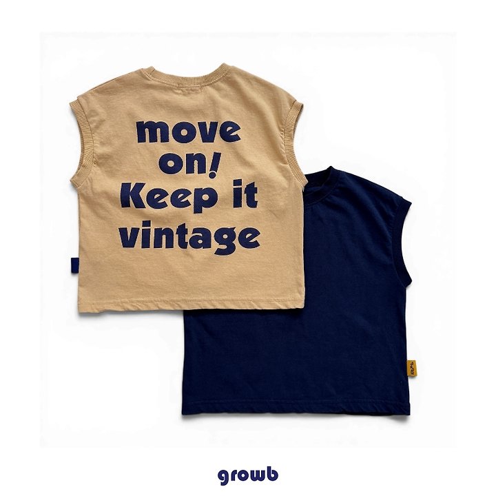 Grow B - Korean Children Fashion - #kidsstore - Hidden Sleeveless Top