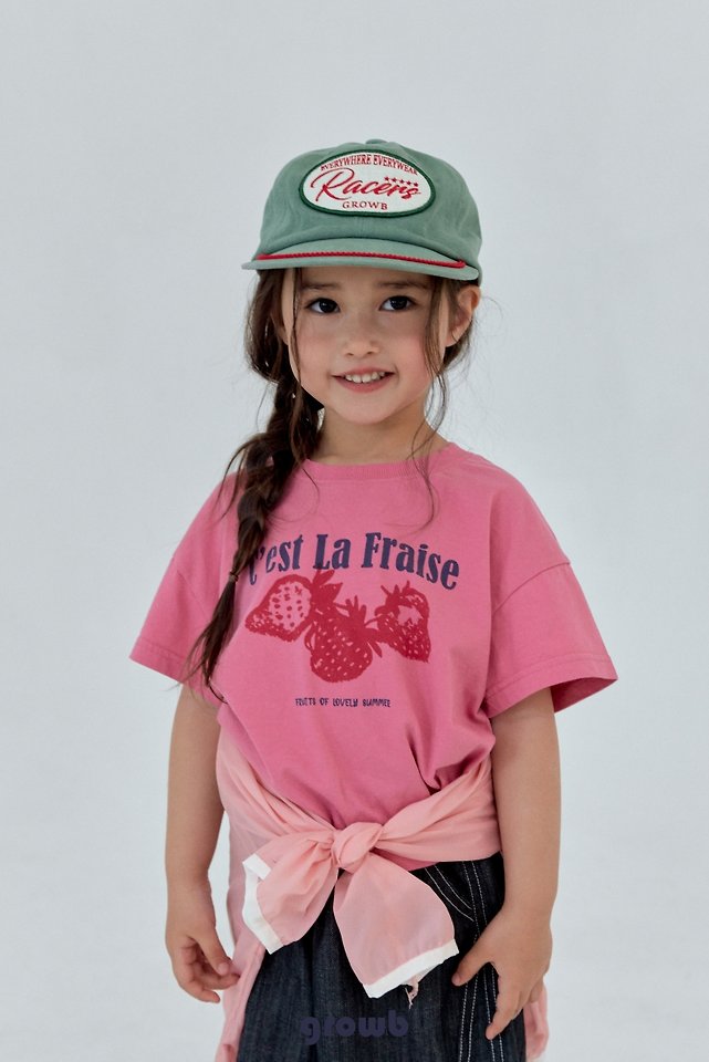 Grow B - Korean Children Fashion - #kidsstore - Berry Tee - 12
