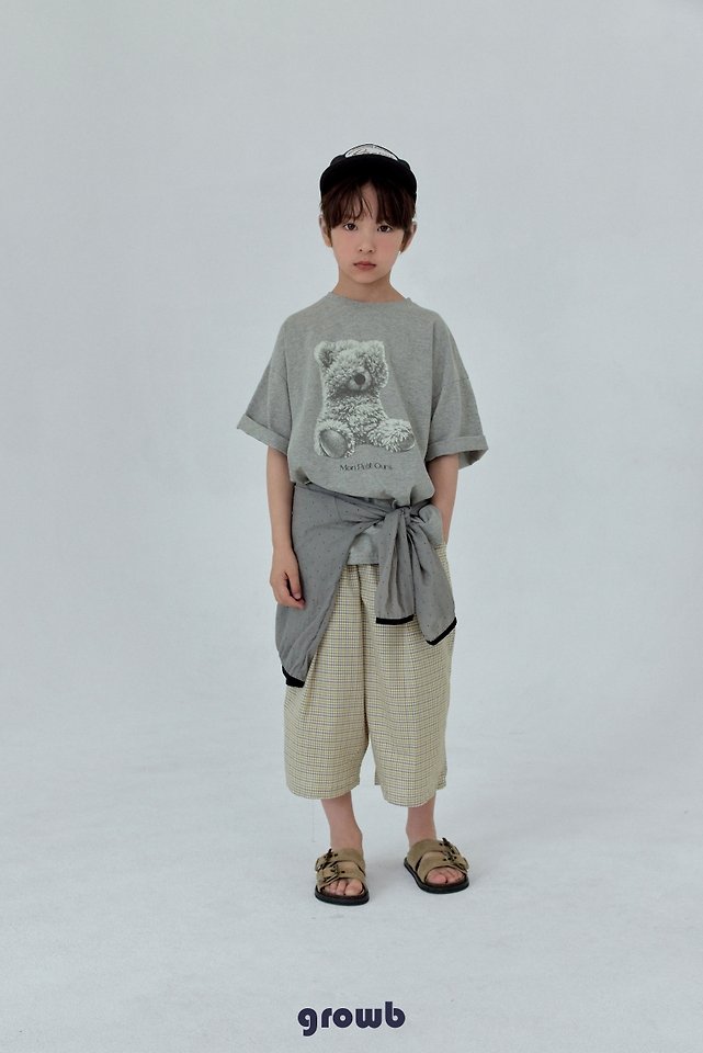 Grow B - Korean Children Fashion - #kidzfashiontrend - Holo Bear Tee - 10
