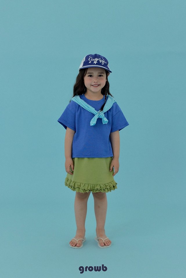 Grow B - Korean Children Fashion - #kidzfashiontrend - Thin Line Tee - 3