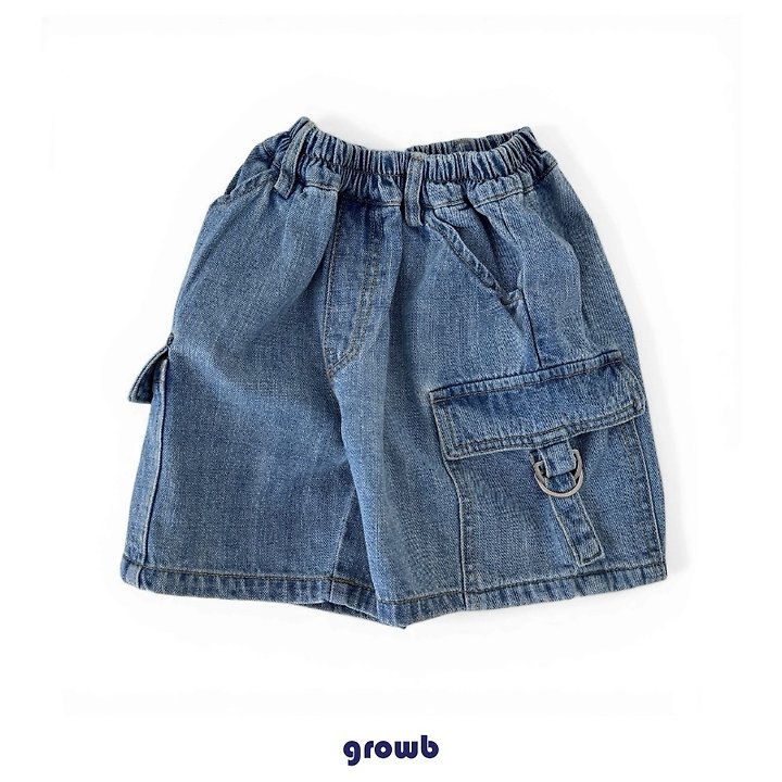 Grow B - Korean Children Fashion - #kidzfashiontrend - Vintage Cargo Pants