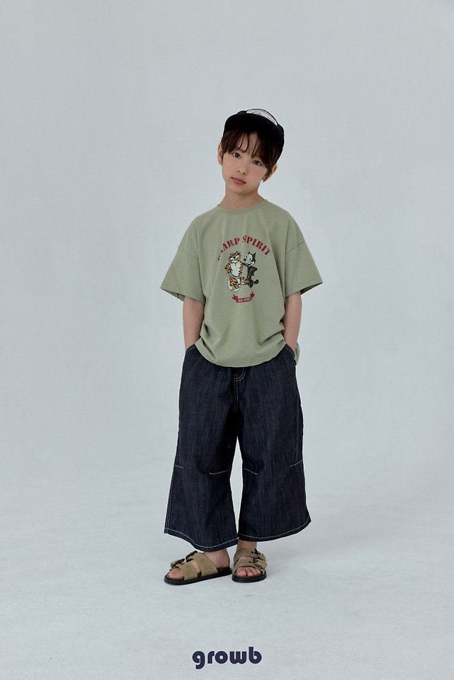 Grow B - Korean Children Fashion - #littlefashionista - Over Pants - 7