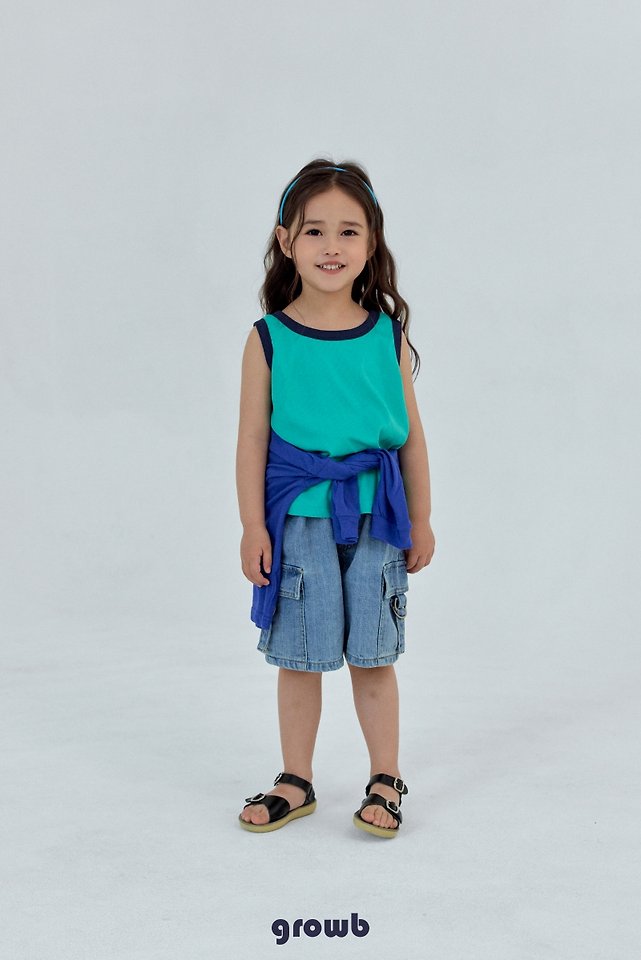 Grow B - Korean Children Fashion - #littlefashionista - Vintage Cargo Pants - 3