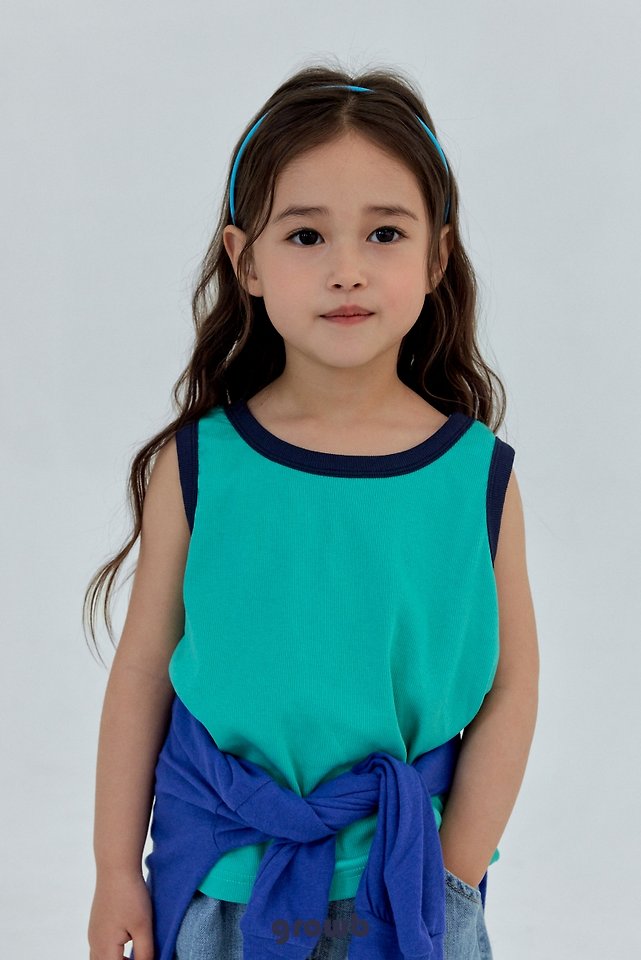 Grow B - Korean Children Fashion - #littlefashionista - Cos Sleeveless Top - 4