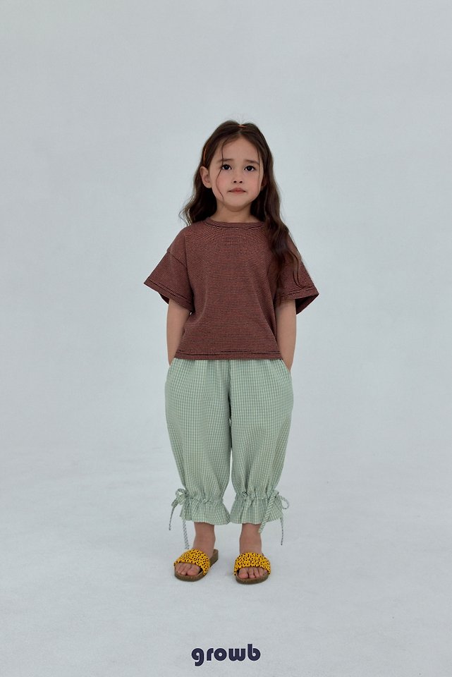 Grow B - Korean Children Fashion - #magicofchildhood - Thin Line Tee - 6