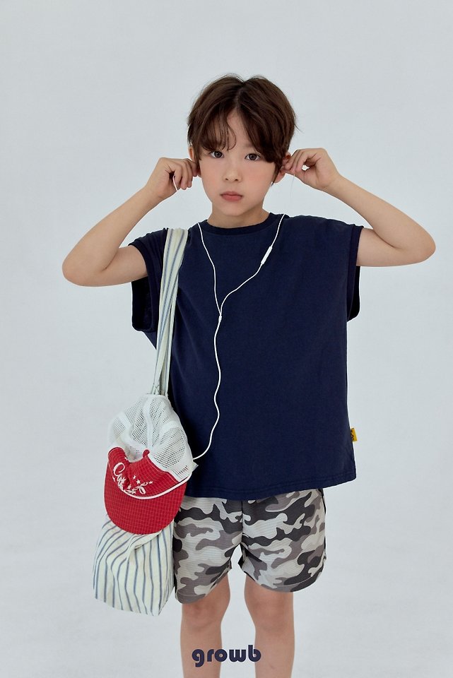 Grow B - Korean Children Fashion - #minifashionista - Hidden Sleeveless Top - 6