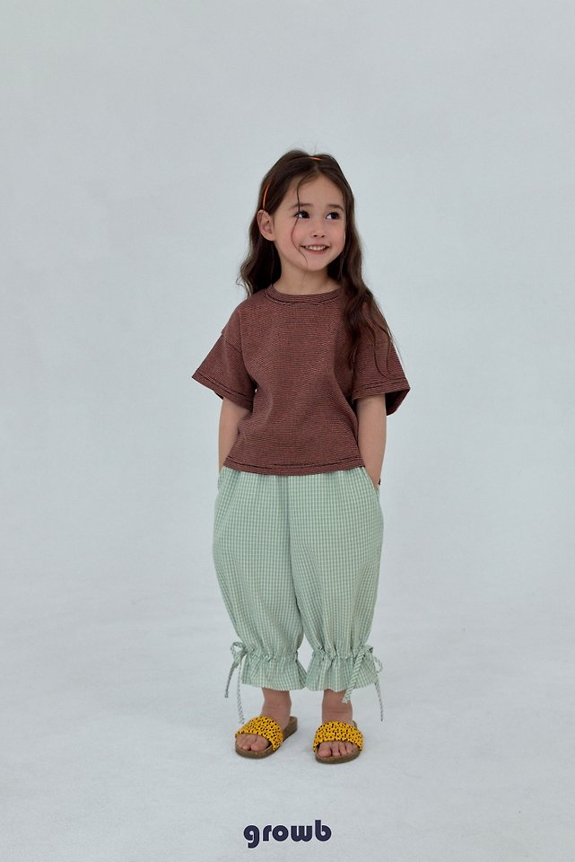 Grow B - Korean Children Fashion - #minifashionista - Thin Line Tee - 7