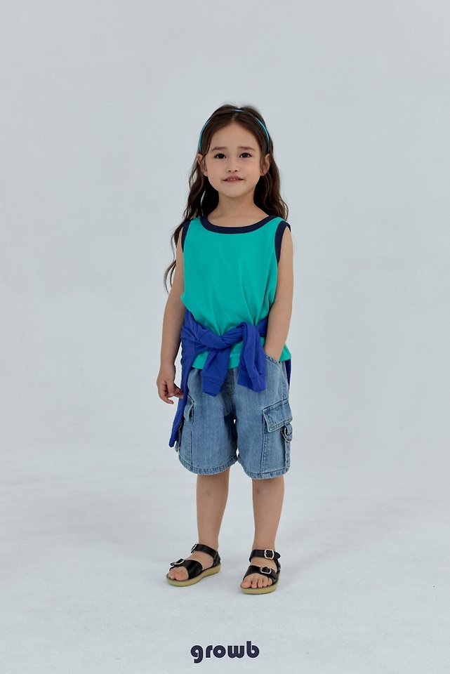 Grow B - Korean Children Fashion - #minifashionista - Vintage Cargo Pants - 5