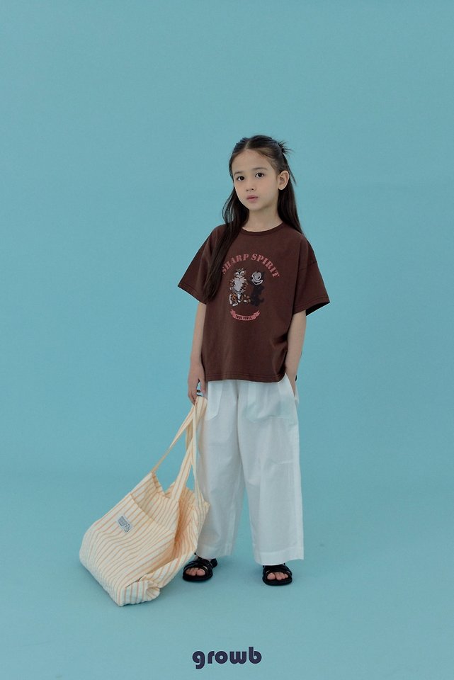 Grow B - Korean Children Fashion - #prettylittlegirls - Spirit Tee - 12
