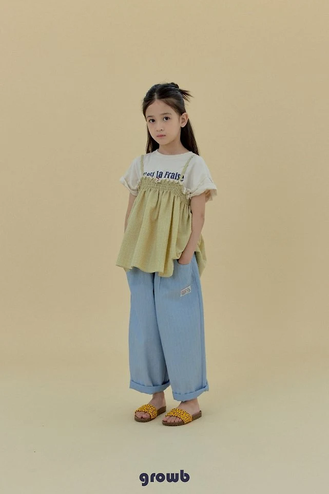 Grow B - Korean Children Fashion - #prettylittlegirls - Rona Bustier - 3