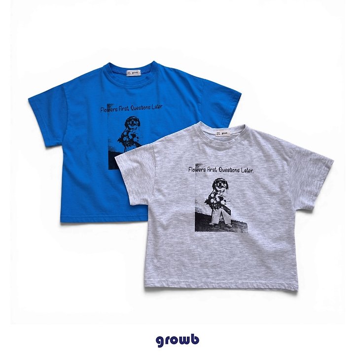 Grow B - Korean Children Fashion - #stylishchildhood - Propose Tee