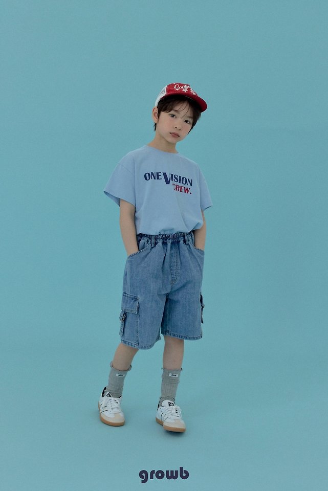 Grow B - Korean Children Fashion - #stylishchildhood - Vintage Cargo Pants - 9
