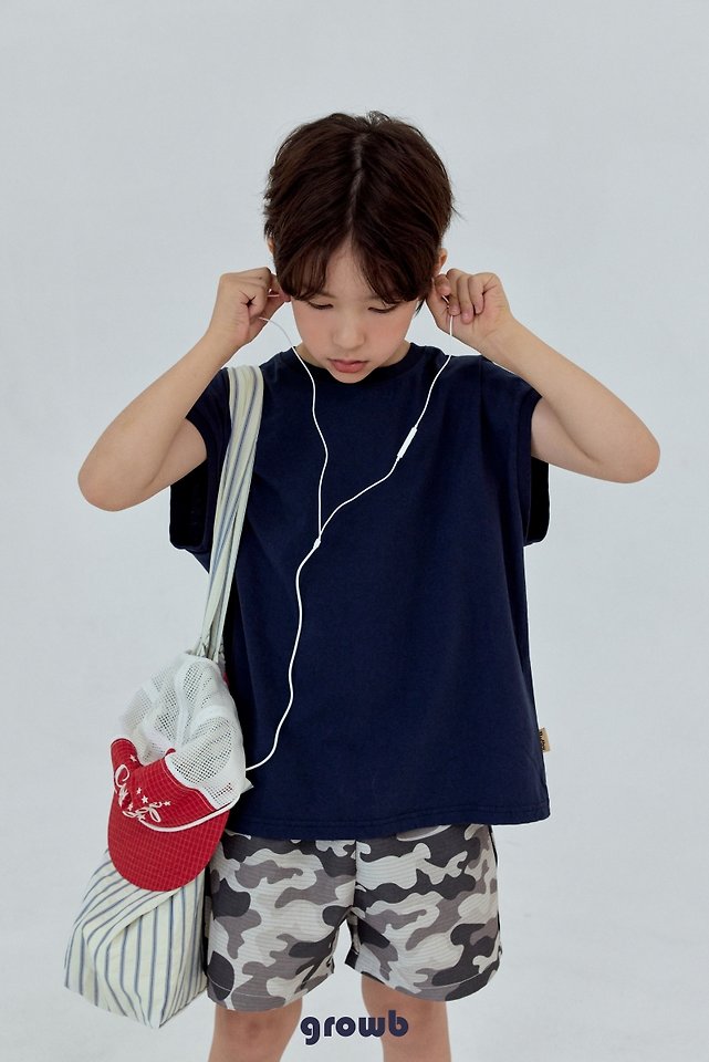 Grow B - Korean Children Fashion - #todddlerfashion - Hidden Sleeveless Top - 8