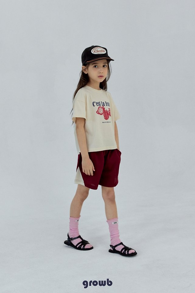 Grow B - Korean Children Fashion - #todddlerfashion - Berry Tee - 3