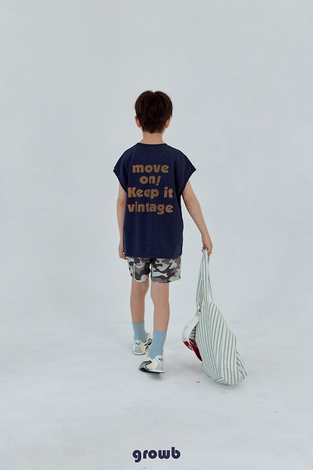 Grow B - Korean Children Fashion - #toddlerclothing - Hidden Sleeveless Top - 9