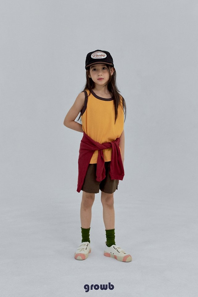 Grow B - Korean Children Fashion - #toddlerclothing - Cos Sleeveless Top - 8