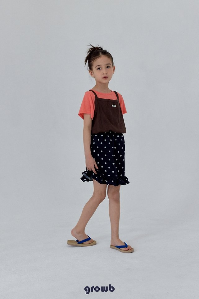 Grow B - Korean Children Fashion - #toddlerclothing - Raw Tee - 7