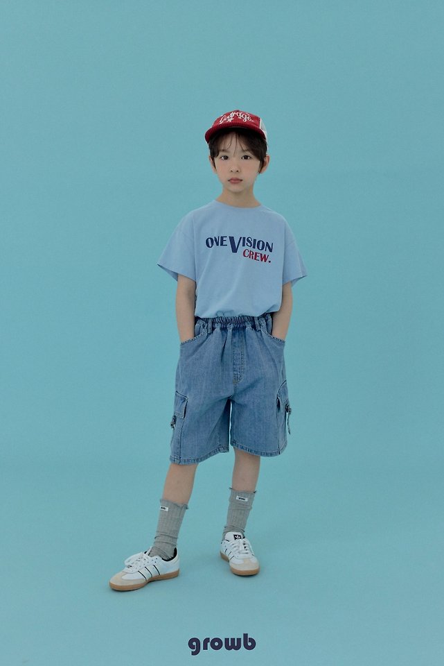 Grow B - Korean Children Fashion - #toddlerclothing - Crew Tee - 5
