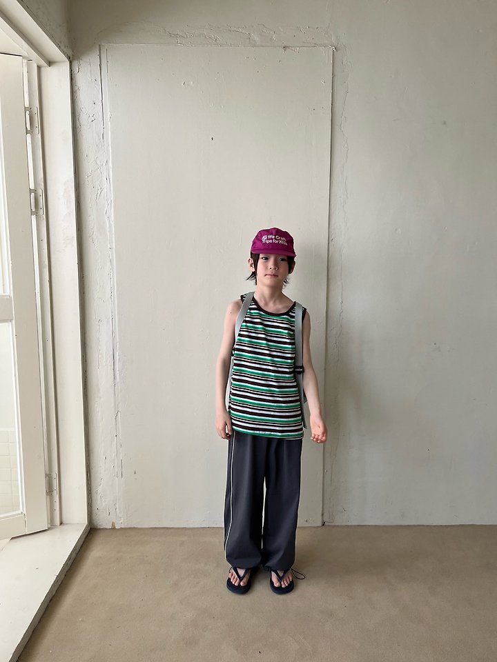 Grue Baba - Korean Children Fashion - #childofig - Kancho Sleeveless Top - 3