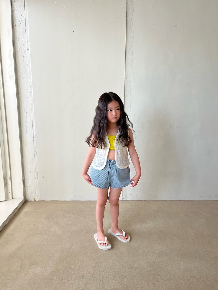 Grue Baba - Korean Children Fashion - #childofig - C-Max Denim (Stripe) - 5