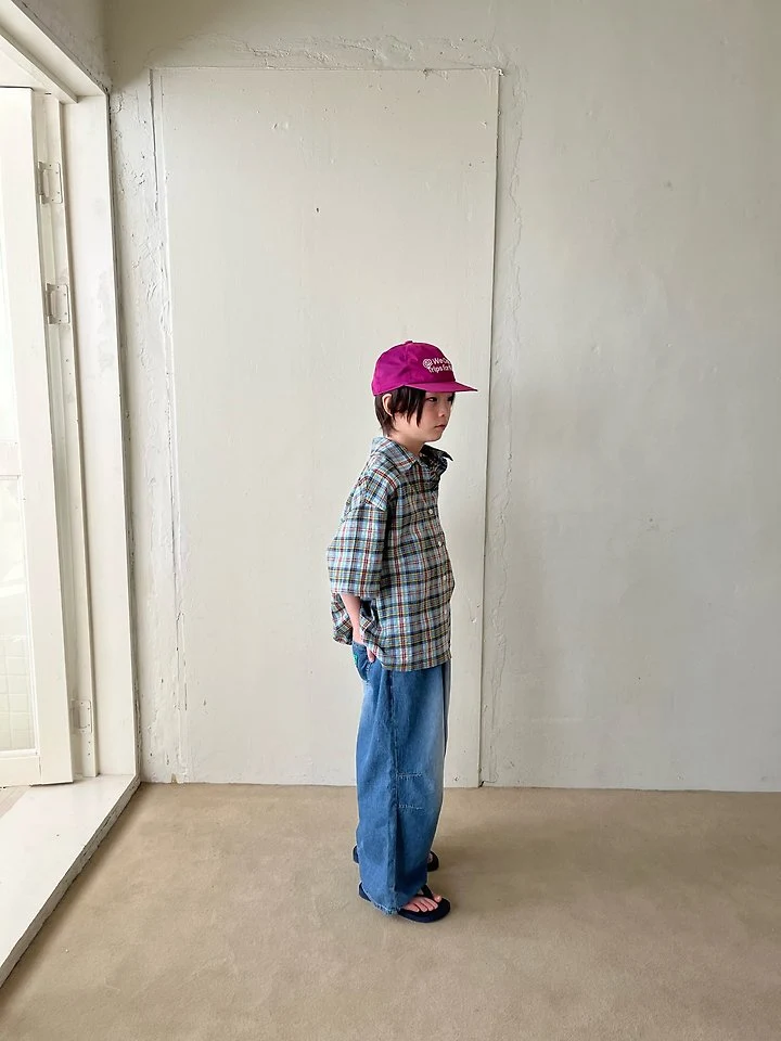 Grue Baba - Korean Children Fashion - #childrensboutique - Cass Shirt (Check) - 3