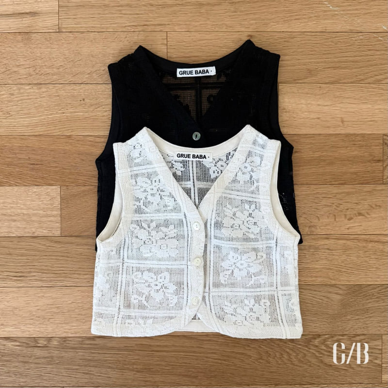 Grue Baba - Korean Children Fashion - #childrensboutique - Cookies & Cream Vest