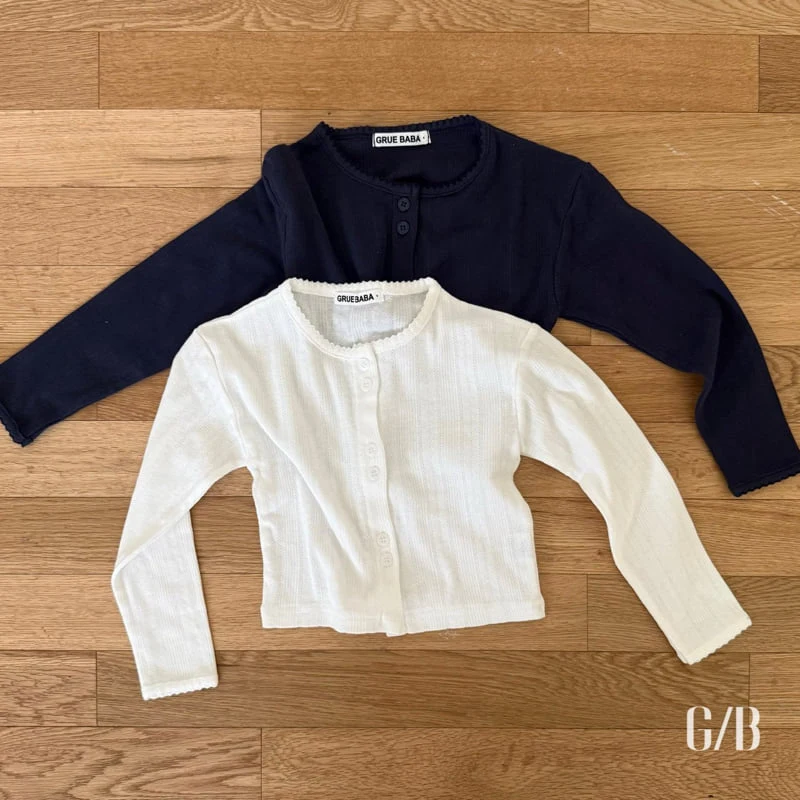 Grue Baba - Korean Children Fashion - #designkidswear - Butter Ring Cardigan