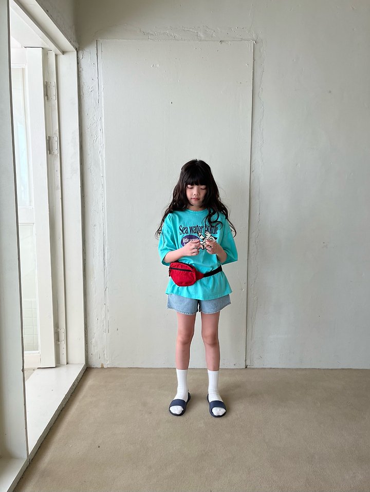 Grue Baba - Korean Children Fashion - #designkidswear - Ocean Tee - 12