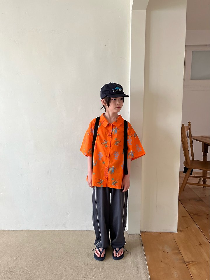 Grue Baba - Korean Children Fashion - #fashionkids - Nacho Shirt (Orange) - 8