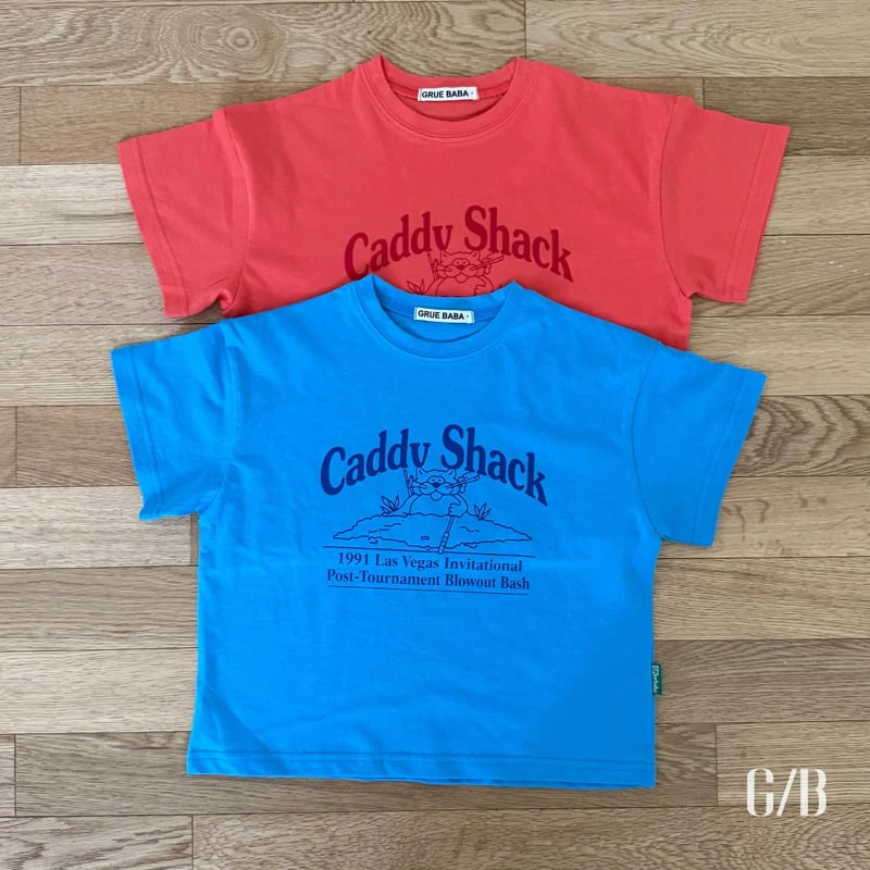 Grue Baba - Korean Children Fashion - #kidsshorts - Caddy Tee