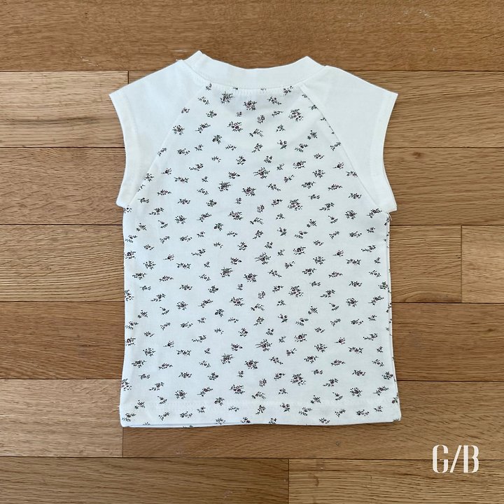 Grue Baba - Korean Children Fashion - #kidsshorts - Flower Drop Tee - 12