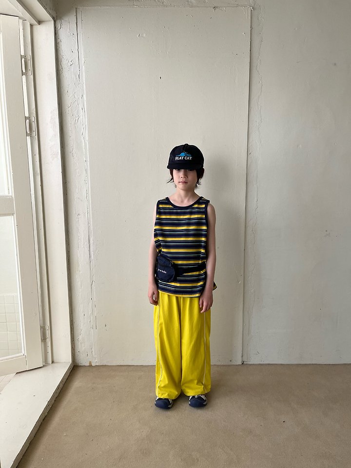 Grue Baba - Korean Children Fashion - #kidsshorts - Kancho Sleeveless Top - 8