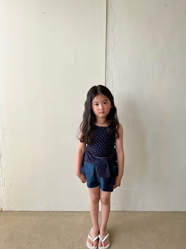 Grue Baba - Korean Children Fashion - #kidsshorts - Mogu Sleeveless Top - 6