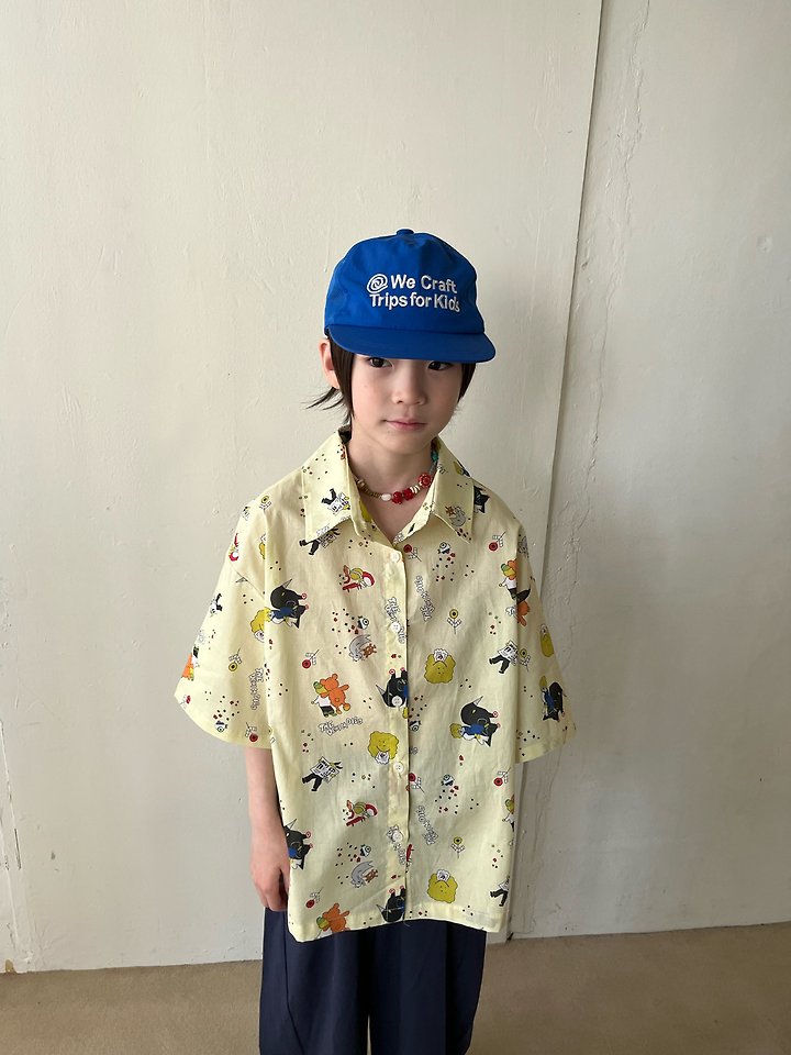 Grue Baba - Korean Children Fashion - #kidsstore - Cass Shirt (Check) - 8