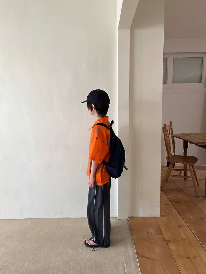 Grue Baba - Korean Children Fashion - #kidzfashiontrend - Nacho Shirt (Orange) - 11