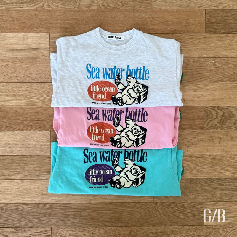 Grue Baba - Korean Children Fashion - #kidzfashiontrend - Ocean Tee