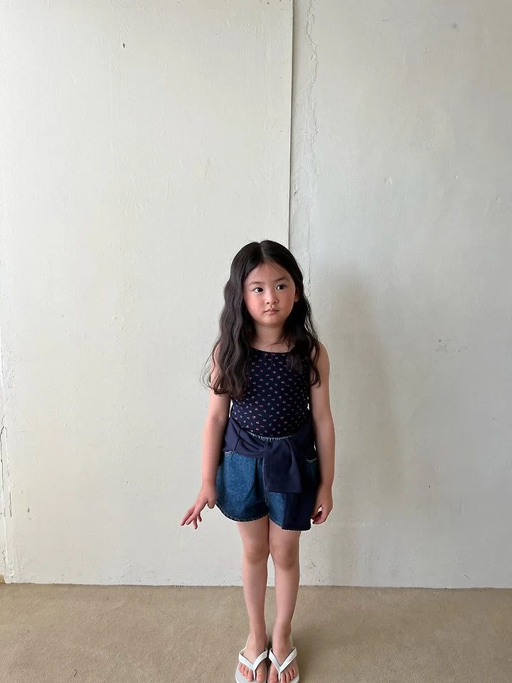 Grue Baba - Korean Children Fashion - #kidzfashiontrend - C-Max Denim (Stripe) - 12