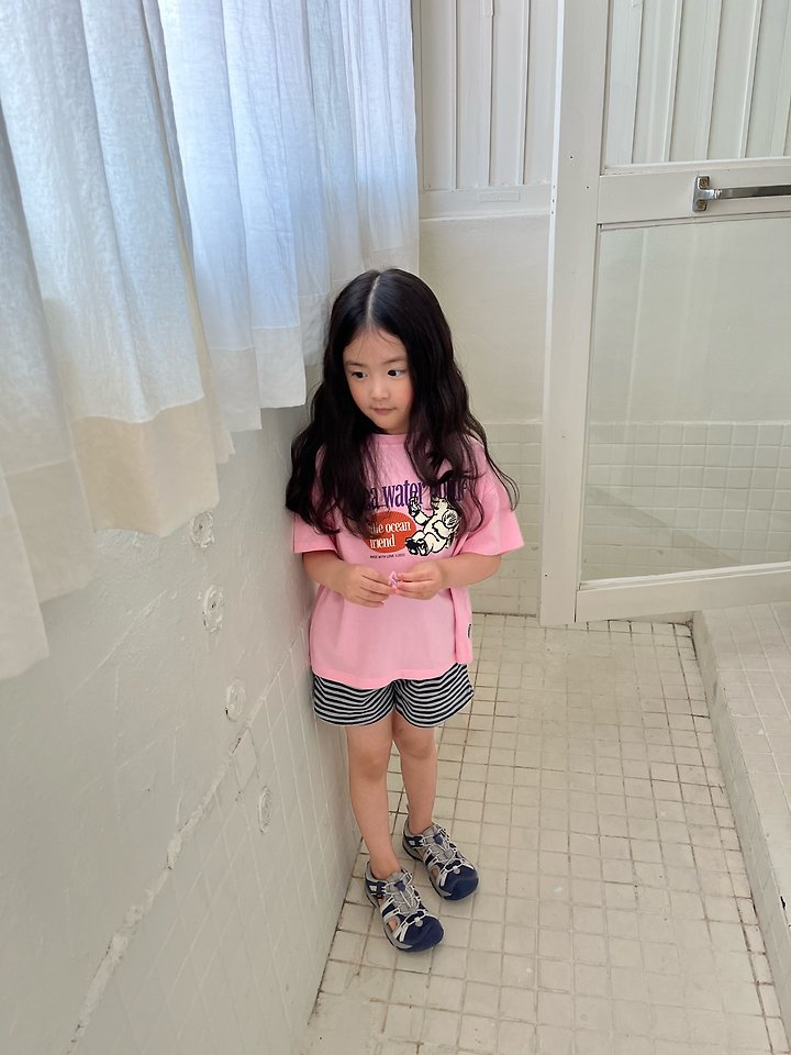 Grue Baba - Korean Children Fashion - #minifashionista - Ocean Tee - 5