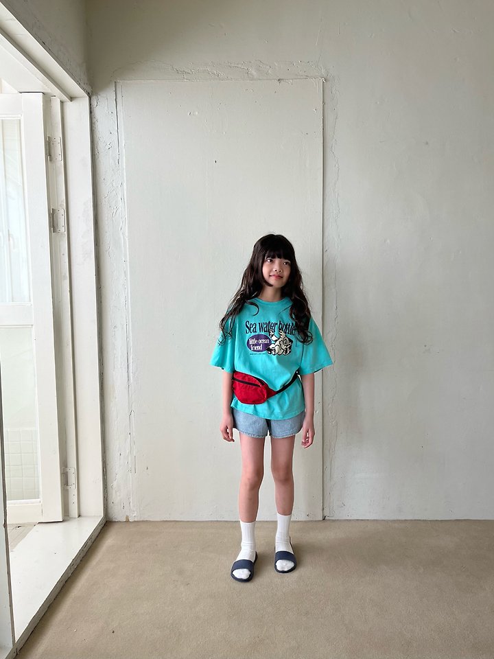 Grue Baba - Korean Children Fashion - #toddlerclothing - Ocean Tee - 8